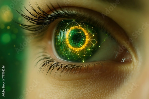 Obraz Close-up of human eye