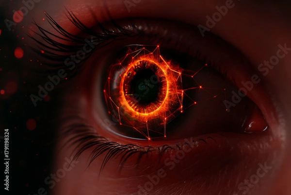 Fototapeta Close-up of colorful iris