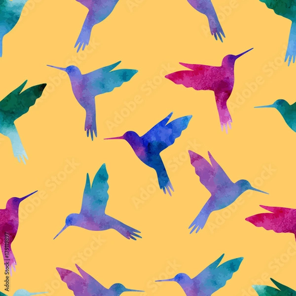 Fototapeta Seamless pattern beautiful