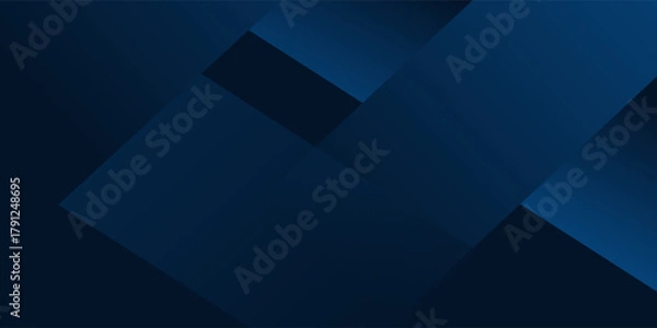 Obraz Abstract background gradient dark navy blue banner simple abstract