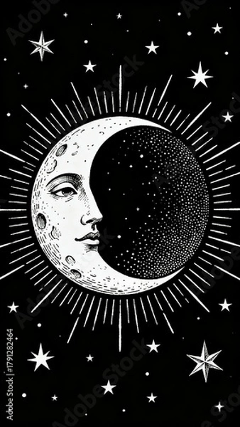 Fototapeta vector illustration of a star