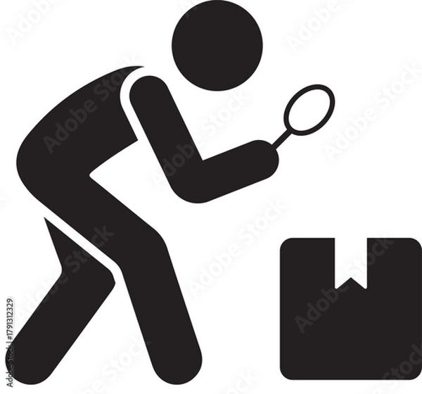 Obraz Vector icon for product inspection and quality check