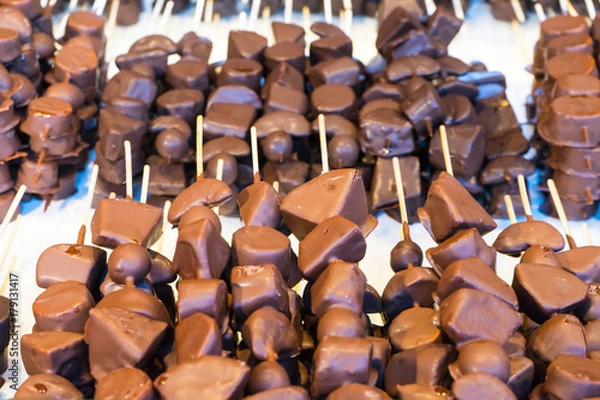 Fototapeta Christmas Sweets at Colmar Christmas Market, France