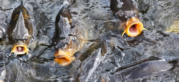 Obraz Hungrige Fische. 