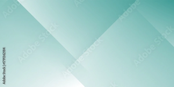 Fototapeta Abstract modern design green turquoise and white grid pattern background with space for your text.