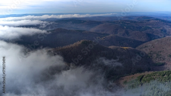 Obraz Inselsberg im Nebel. 