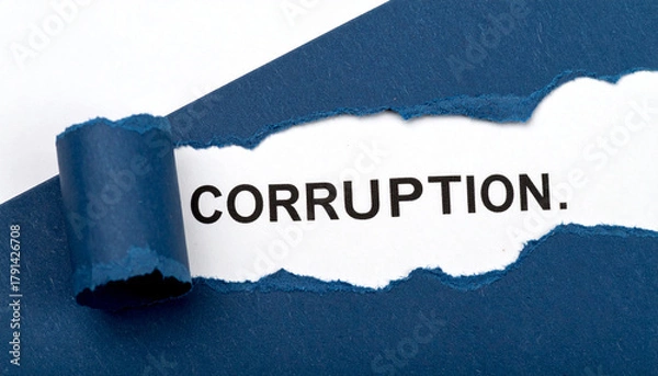 Fototapeta Unveiling Corruption A Deeper Look into the Dark Side of Power and Deceit