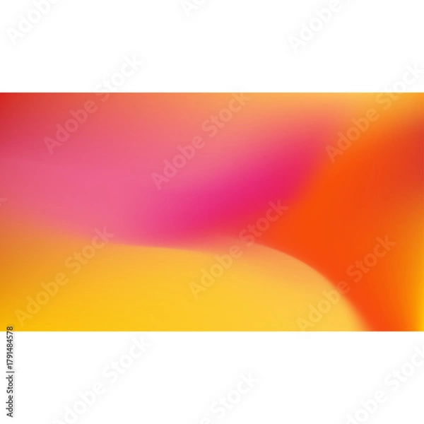 Obraz Fluid Gradient Background – Modern Abstract Color Wave Design
