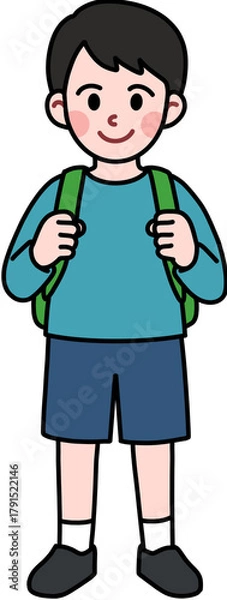 Fototapeta elementary student