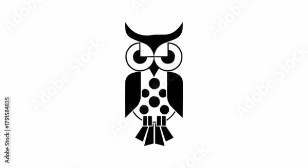 Obraz vector illustration of owl