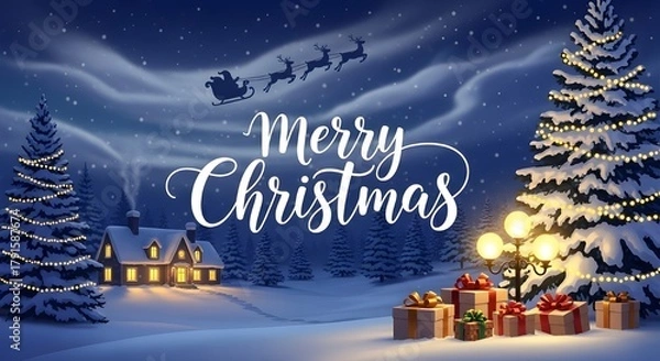 Obraz Santa’s Arrival