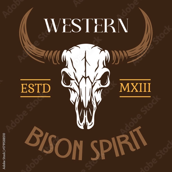 Obraz Western Bison Spirit