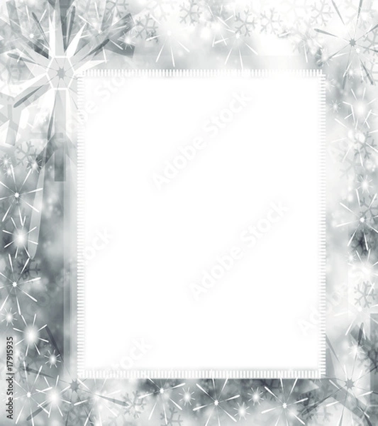 Obraz Flocons d'hiver