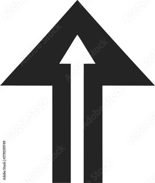 Obraz arrow on white