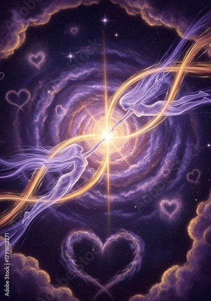 Obraz Celestial Soul Connection Abstract