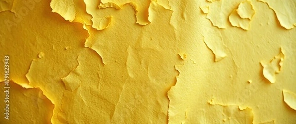 Fototapeta Close-up of aged, yellowed parchment paper texture,  scroll,  backdrop