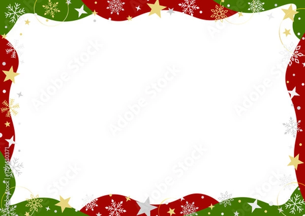 Obraz お洒落なクリスマスのフレーム