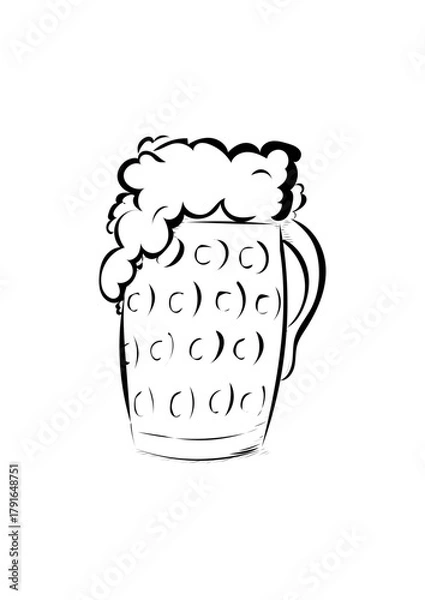 Fototapeta Bierkrug