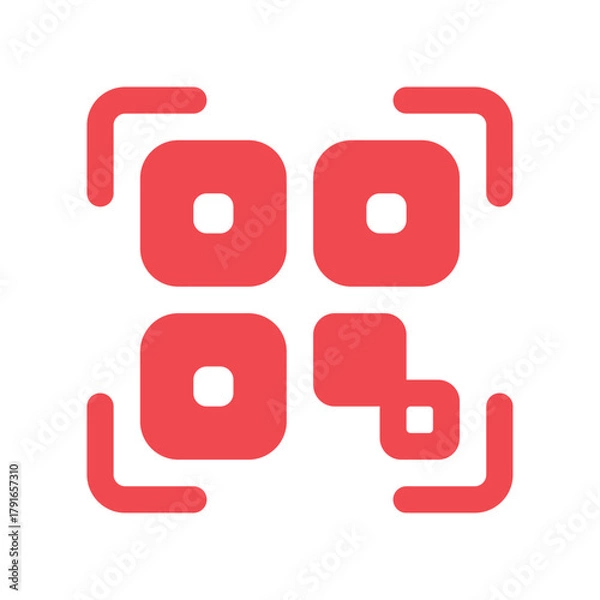 Obraz QR Code Symbol Inside Scanning Frame