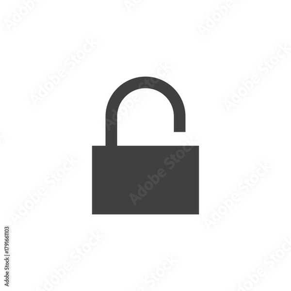 Fototapeta Padlock icon