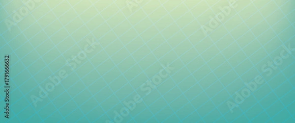 Fototapeta Abstract modern design green turquoise and white grid pattern background