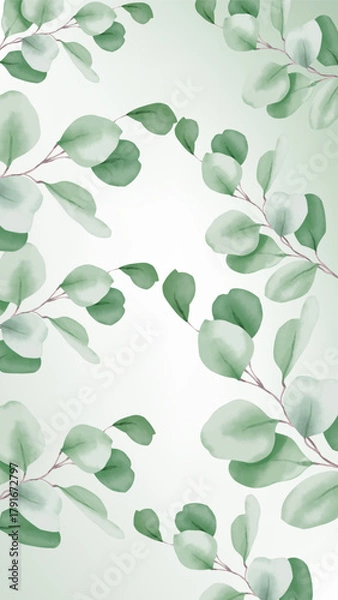 Obraz green leaves background