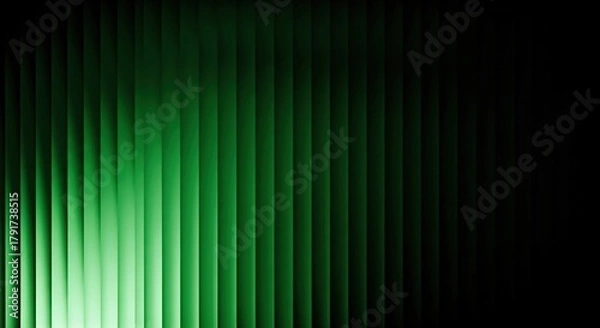 Fototapeta Green Abstract Light Background – Futuristic Lines, Gradient Texture, Modern Digital Design