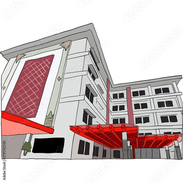 Obraz Building illustration