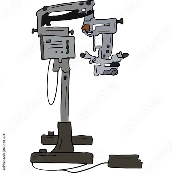 Obraz vintage camera isolated on white background