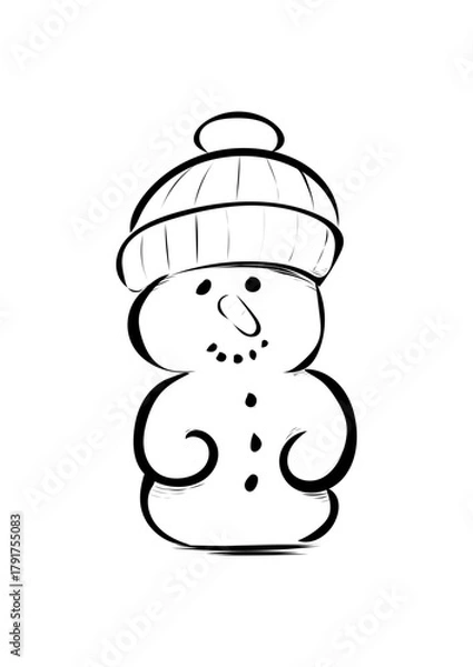 Fototapeta Schneemann 