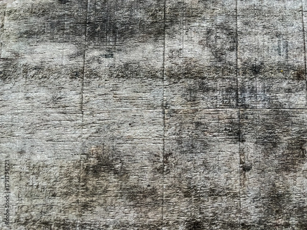 Fototapeta Weathered wooden texture background. Table. Copy space, empty, free, negative, text, design. Rusty, rustic. Sstkbackgrounds. Top view, High angle, above. Nobody. Damaged.