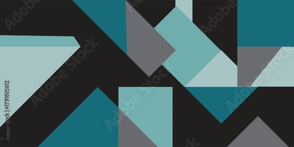 Fototapeta design, vector, business, banner, template, illustration, geometric, web, icon, paper, 3d, pattern, set, shape, color, label, element, origami, blank, concept, card, square, wallpaper, triangle