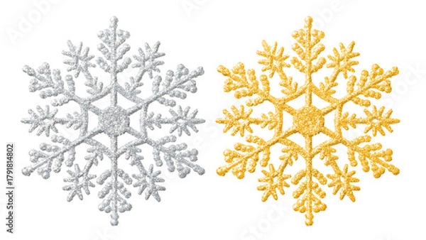 Obraz 雪の結晶を模した、クリスマスオーナメント