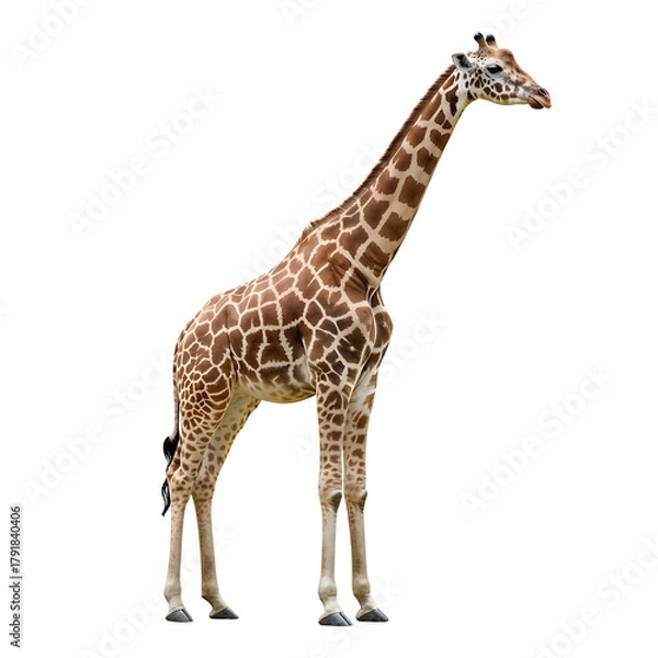 Obraz Realistic Animal on White Background