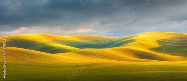 Fototapeta Golden Hillscape
