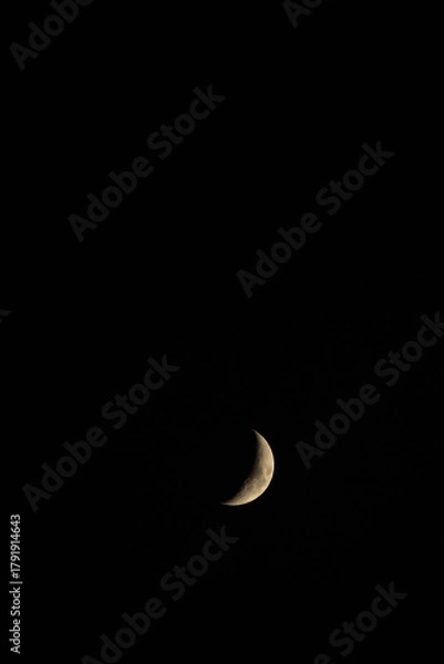 Obraz 秋の夜空に浮かぶ月07