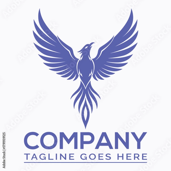 Obraz Stylized bird illustration in vibrant colors