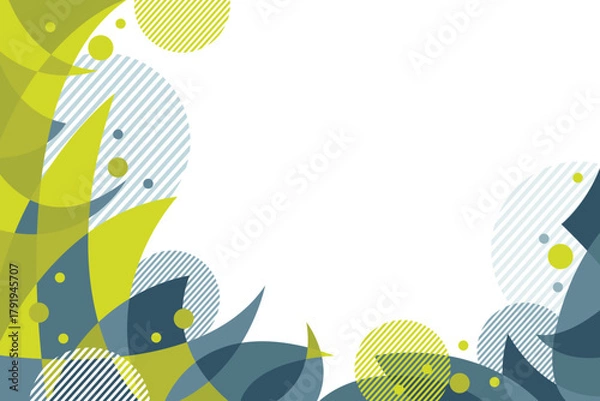 Obraz Abstract green wave background