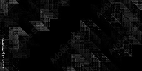 Fototapeta Black simple abstract background with dark concept simple modern abstract design