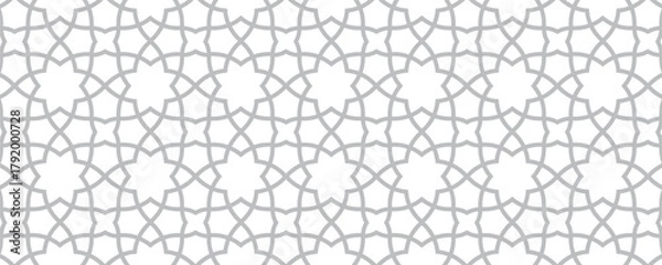 Obraz Seamless geometric pattern in authentic islamic style. ramadhan pattern. eps 10