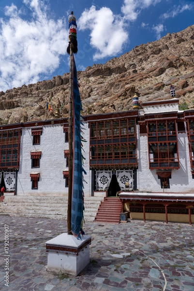 Fototapeta Hemis, India - September 18, 2025: Exterior of Hemis Monastery in Ladakh region
