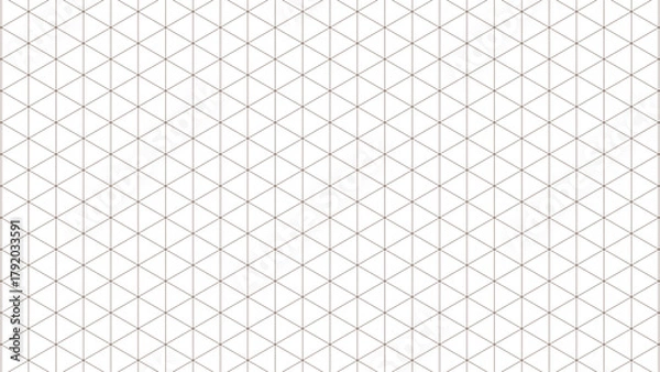 Fototapeta Isometric Grid Pattern Brown Precise and Versatile Background
