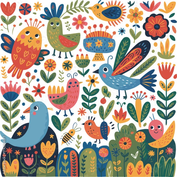 Fototapeta Versatile vector graphic design element with abstract shapes and modern clean lines suitable for various projects