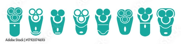 Obraz electric shaver icon vector 