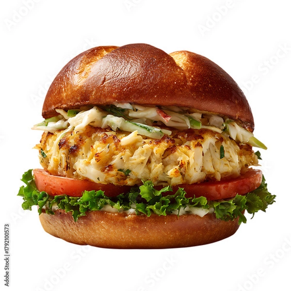 Obraz Crab Cake Sandwich