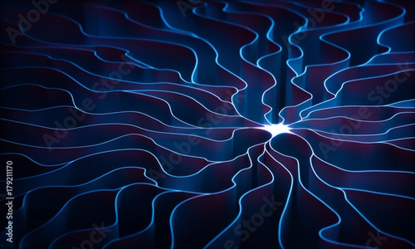 Fototapeta Conceptual image to be used as background. Facade of buildings, representing architecture or offices of the business world.