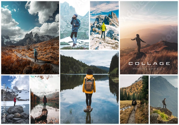 Obraz Photo Collage Mood Board Mockup