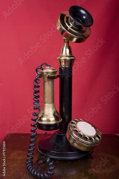 Obraz Candlestick Telephone on Table