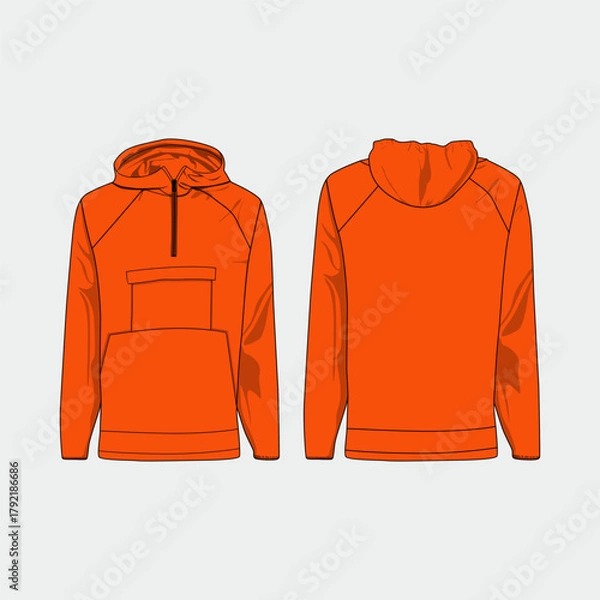 Obraz  Jacket Parachute_Vector Image And Illustrator