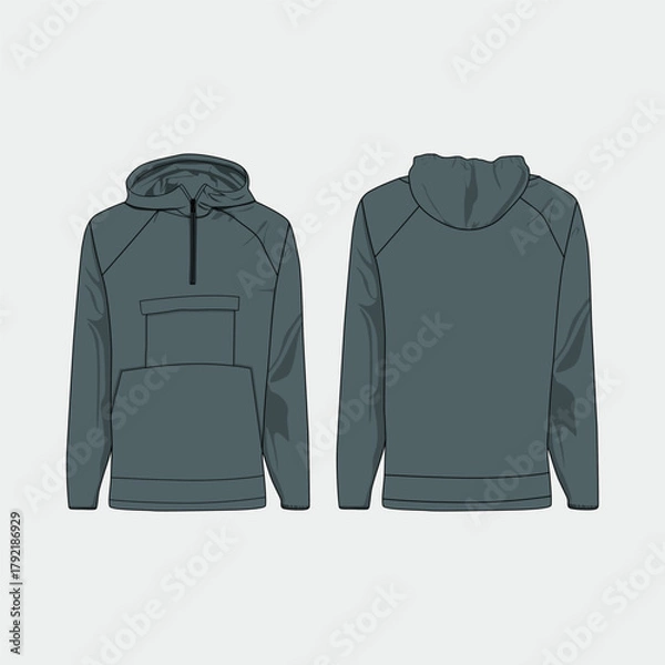 Obraz  Jacket Parachute_Vector Image And Illustrator